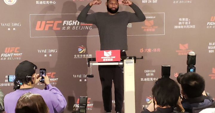 UFC Fight Night 141 weigh-in results from Beijing, China