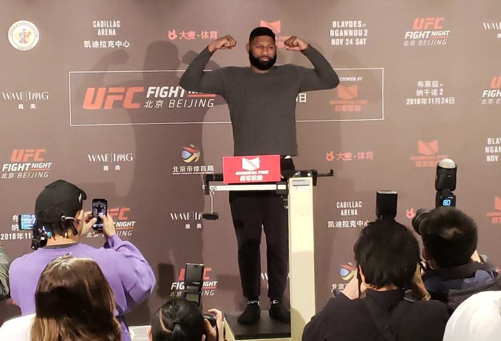 UFC Fight Night 141 weigh-in results from Beijing, China