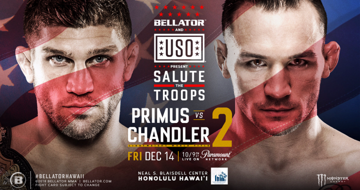 American Forces Network to Simulcast Bellator and USO Present: Salute the Troops on Friday, Dec. 14