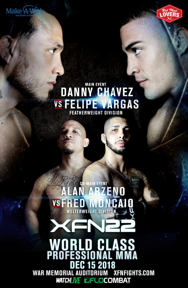Xtreme Fighting Nation announces second pro MMA card in South Florida