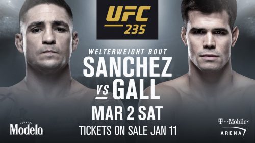 Mickey Gall vs. Diego Sanchez added to UFC 235