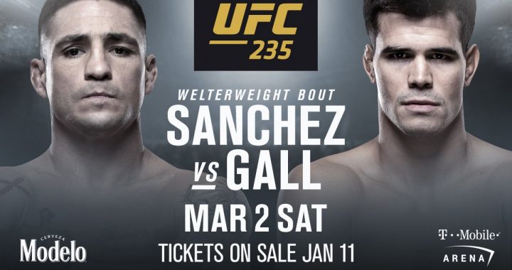 Mickey Gall vs. Diego Sanchez added to UFC 235