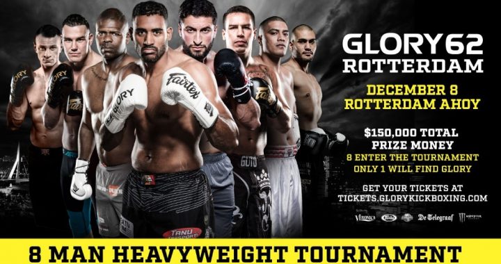 GLORY 62 ROTTERDAM Eight-Man Heavyweight Tournament Draw Results