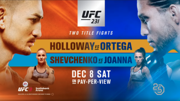 UFC 231 results - Holloway vs Ortega, Shevchenko vs Jedrzejczyk