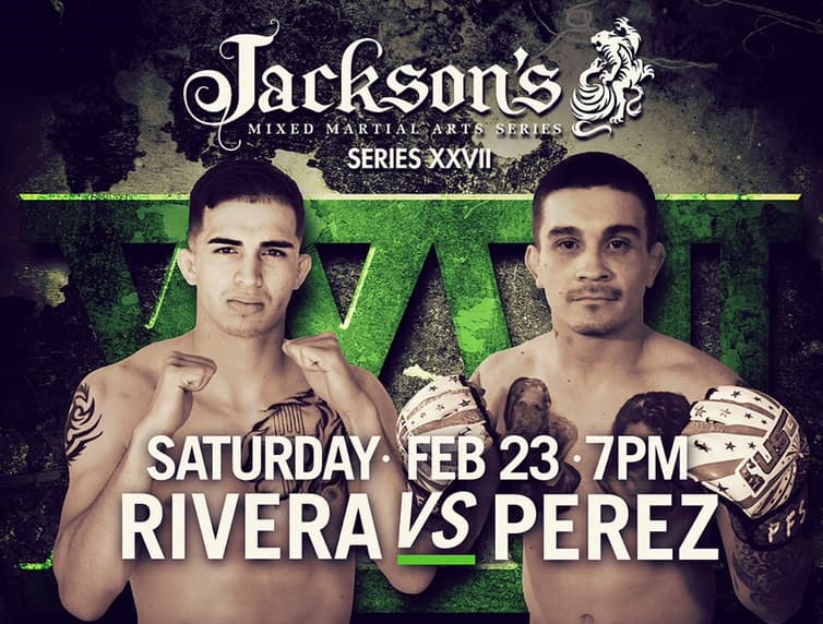 Jerome Rivera vs. Gene Perez headlines Jackson's MMA Series XXVII