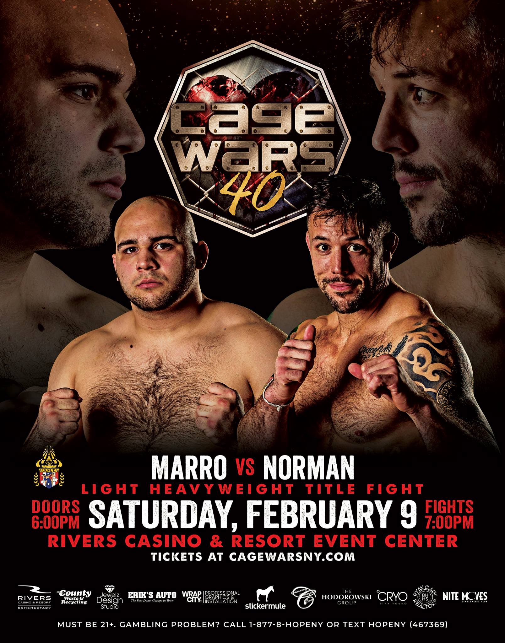 Alex Marro, Cage Wars 40