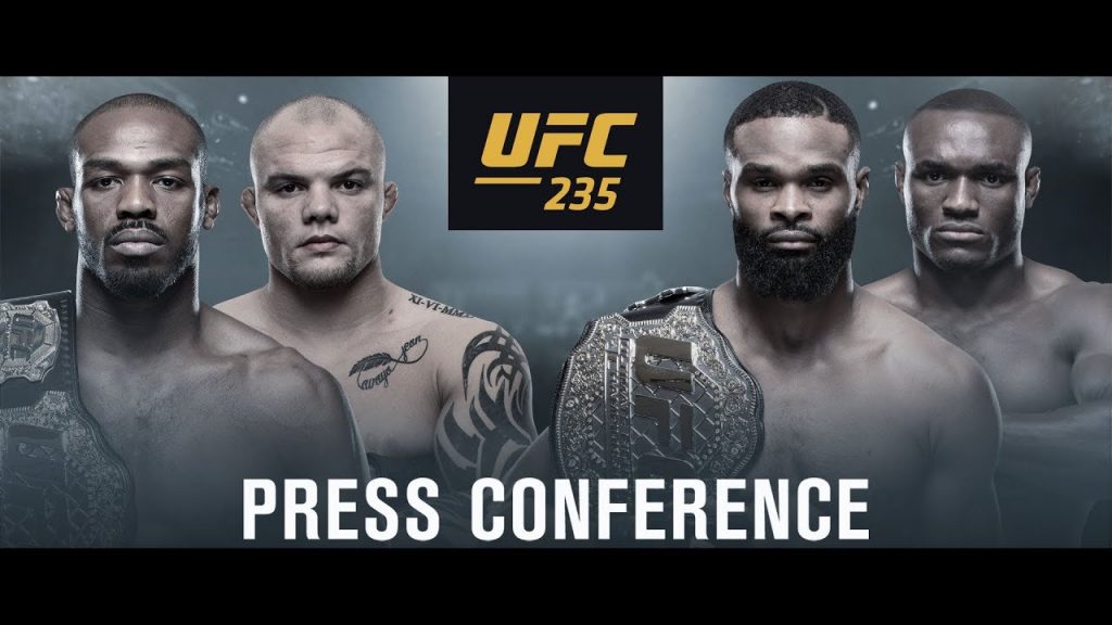UFC 235 press conference