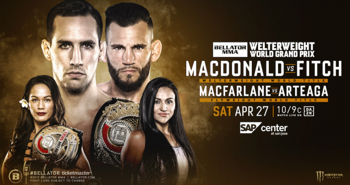 Rory MacDonald defends against Jon Fitch, Ilima-LeiMacFarland defends against Veta Arteaga