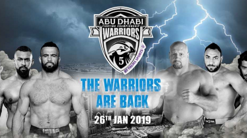 Abu Dhabi Warriors Fighting Championship is Back on January 26