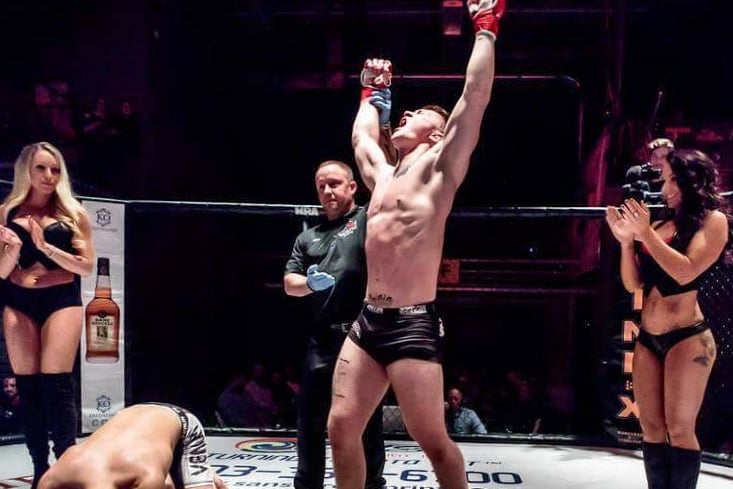 Zach Krapf looking for 2nd round TKO at Stellar Fights 40