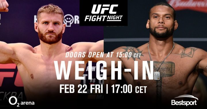 UFC Prague weigh-in results - 2 fighters miss the mark, fined