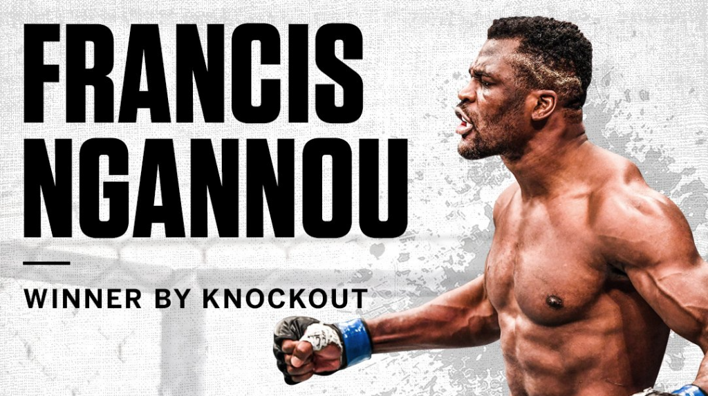 Francis Ngannou says the uppercut not the knee injury caused KO win over Velasquez