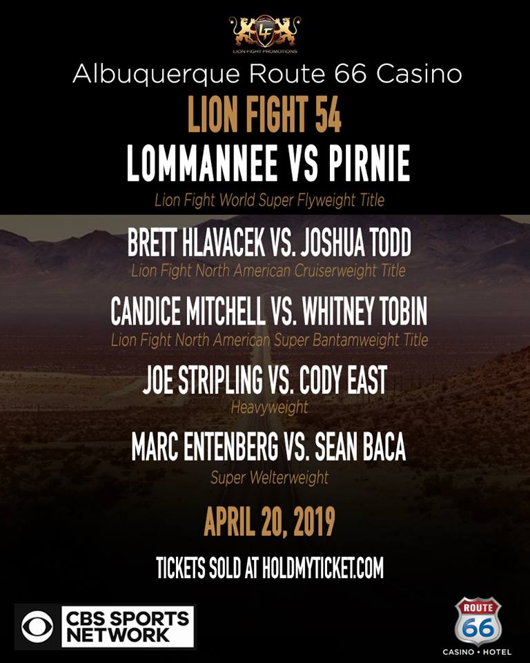 Lion Fights Bringing World Class Muay Thai to Route 66 Casino with Trio of Title Fights