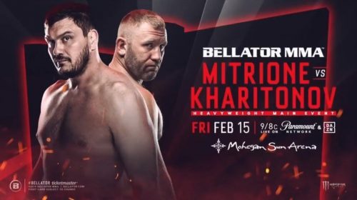 Bellator 215 results - Mitrione vs Kharitonov