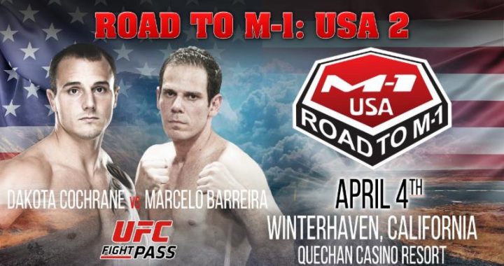 Marcelo Barreira vs. Dakota Cochrane Headlines "Road to M-1: USA 2"