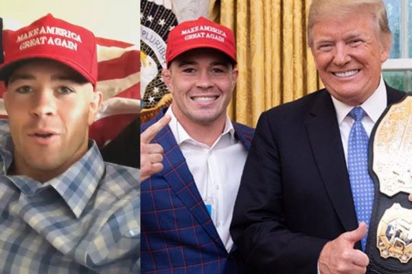 Colby Covington and Donald Trump