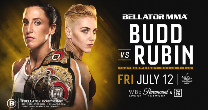 Julia Budd Defends Her Bellator Featherweight World Title Against Olga Rubin on July 12