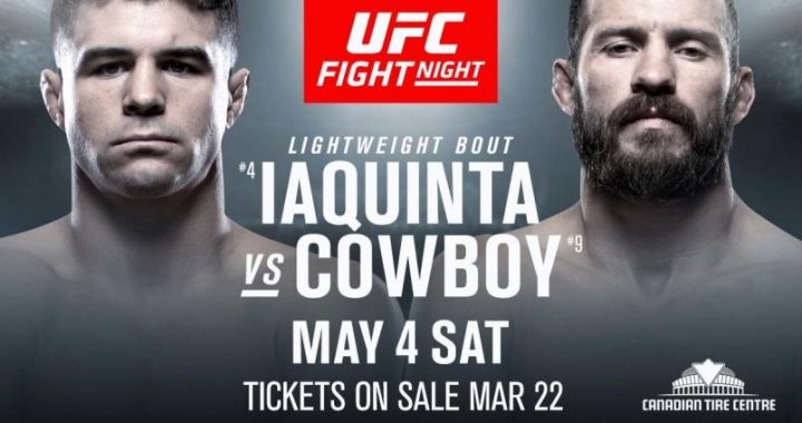 Al Iaquinta vs. Donald 'Cowboy' Cerrone booked for UFC Ottawa