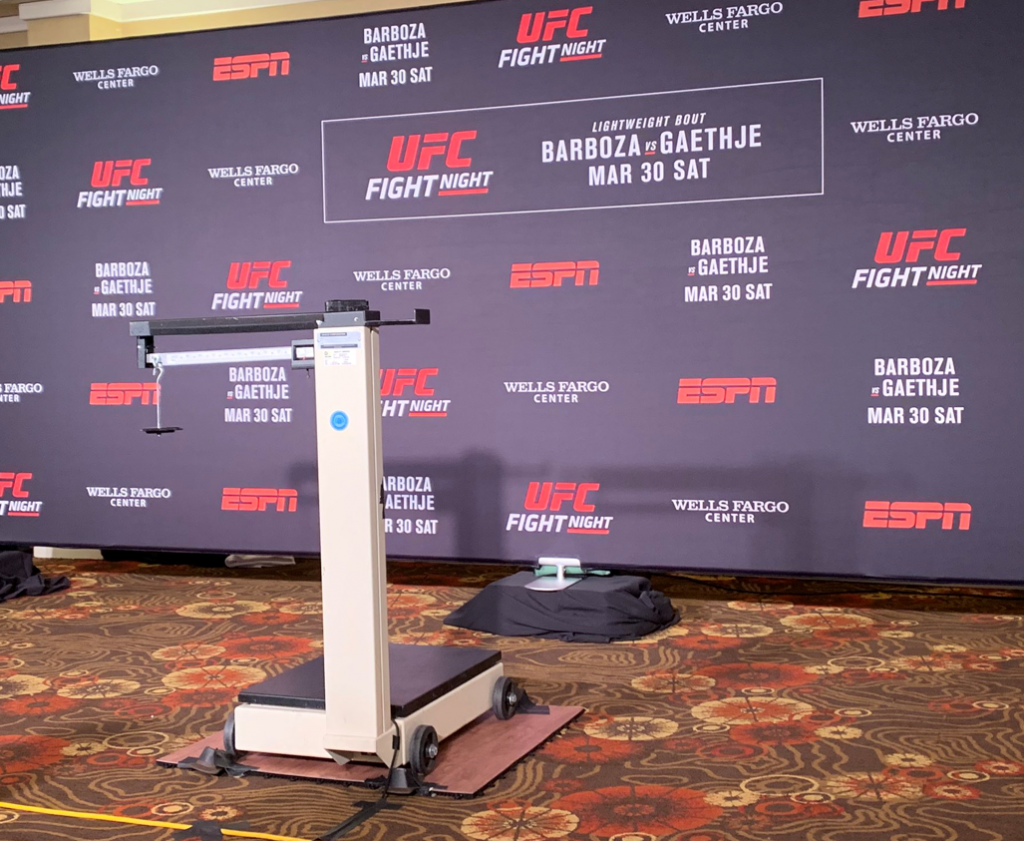 UFC on ESPN 2 weigh-in results - Barboza vs. Gaethje - UFC Philadelphia