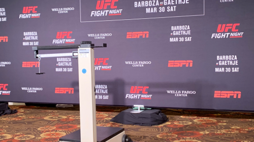 UFC on ESPN 2 weigh-in results - Barboza vs. Gaethje - UFC Philadelphia