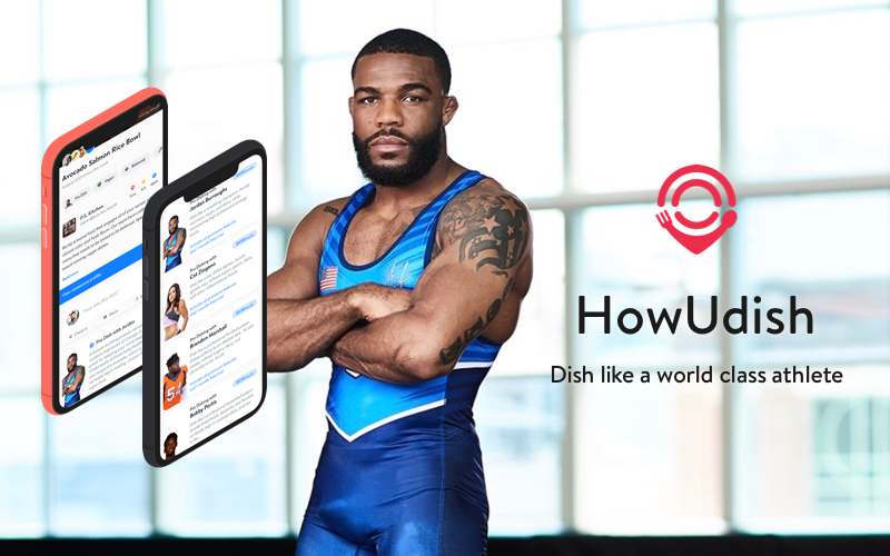 athlete benefit cheek Jordan Burroughs discusses HowUDish app, wrestling Ben Askren