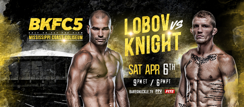 Bare Knuckle FC 5 weigh in results Knight vs Lobov