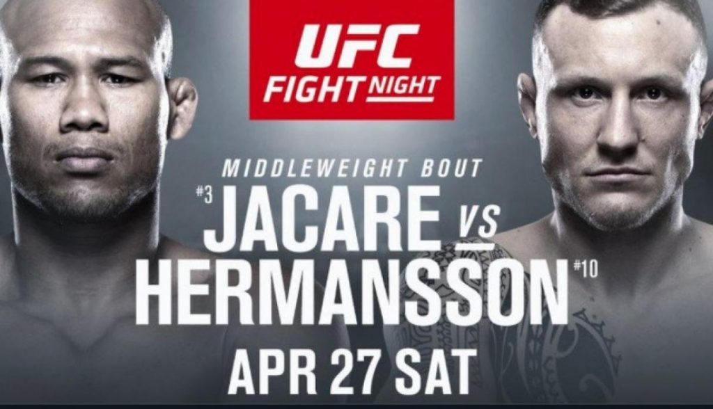 UFC Fort Lauderdale results - Jacare vs. Hermansson