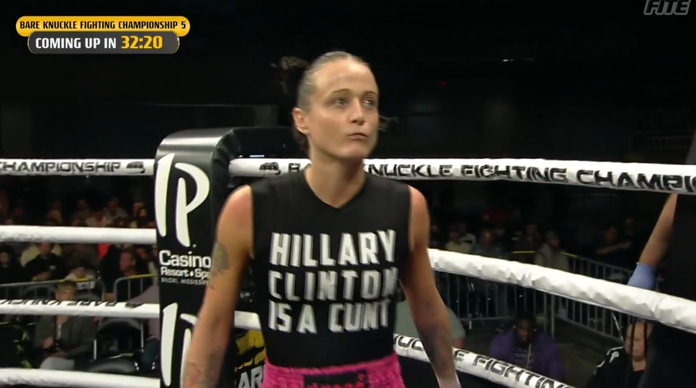 Sheena Starr, Hillary Clinton, BKFC 5