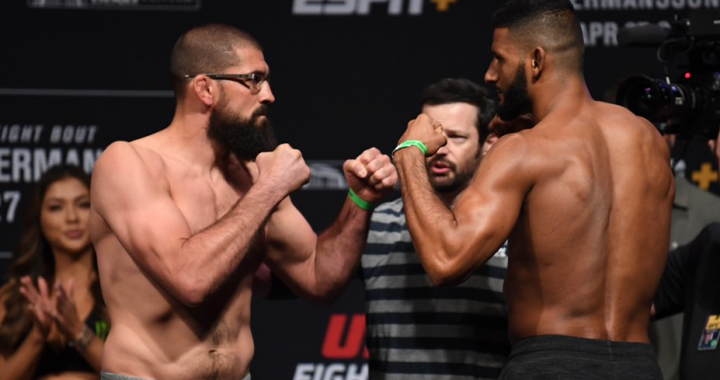 Dhiego Lima decisions Court McGee in UFC on ESPN+: Jacare vs Hermansson opener