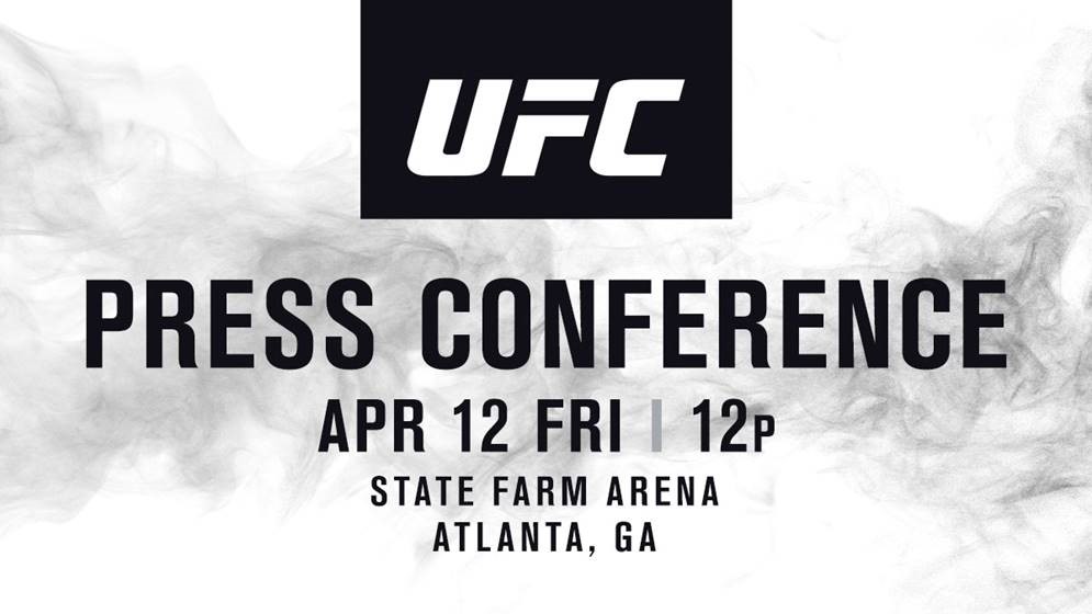 UFC Seasonal Press Conference - 12pm on Friday, April 12