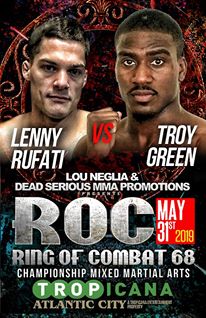 Ring of Combat 68, Lenny Rufati, Troy Green