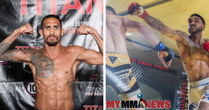 Titan FC 55, Juan Puerta, Claudio Ledesma