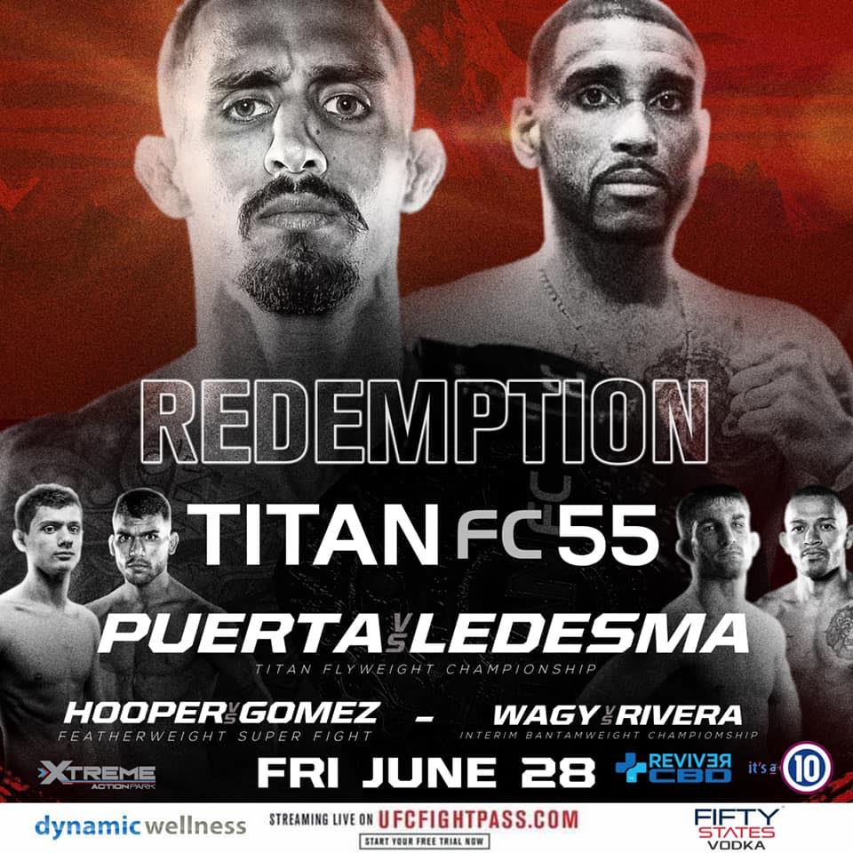 Claudio Ledesma, Titan FC 55