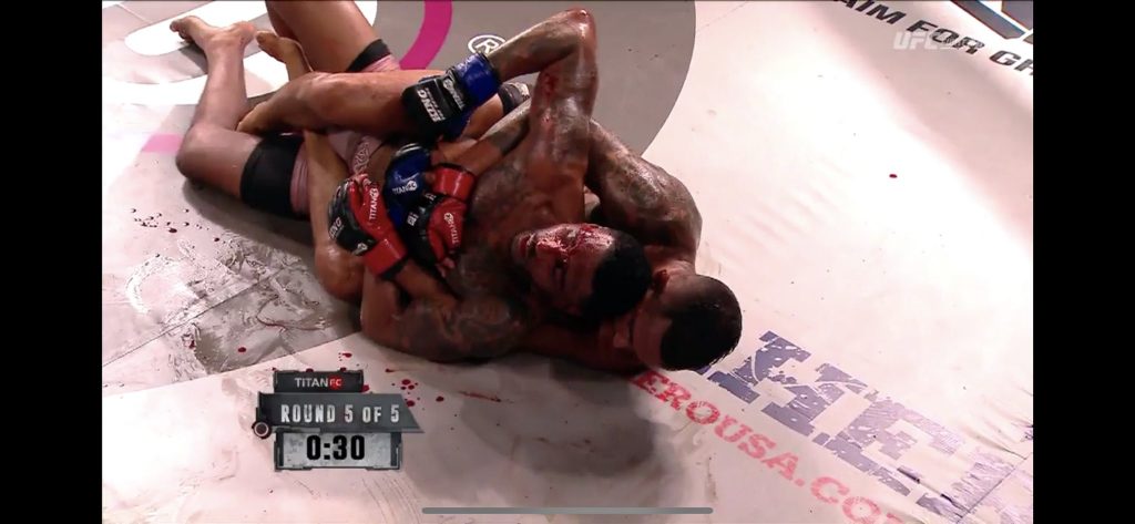 Titan FC 55 results - Puerta defeats Ledesma in five round blood bath