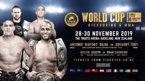 Bigfoot Silva challenges Greg Tony for World Kickboxing Network Super Heavyweight title
