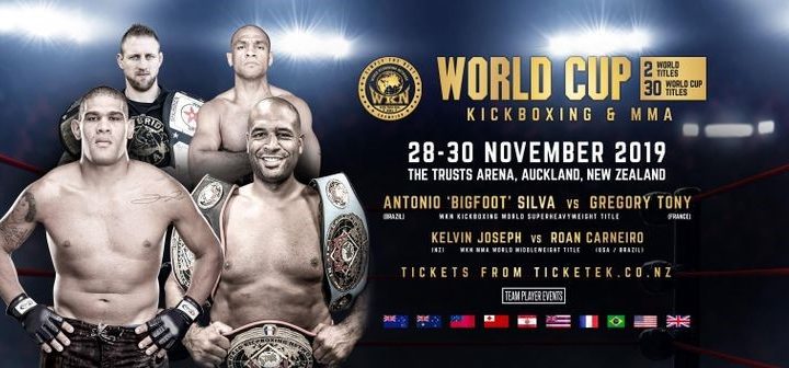 Bigfoot Silva challenges Greg Tony for World Kickboxing Network Super Heavyweight title