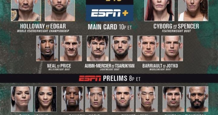 UFC 240 live results