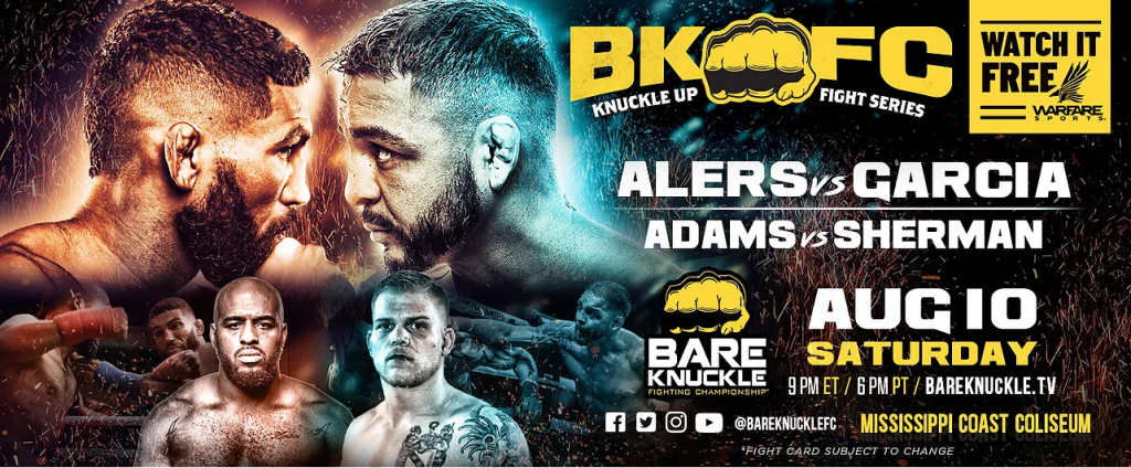 Stream bare discount knuckle fighting championship