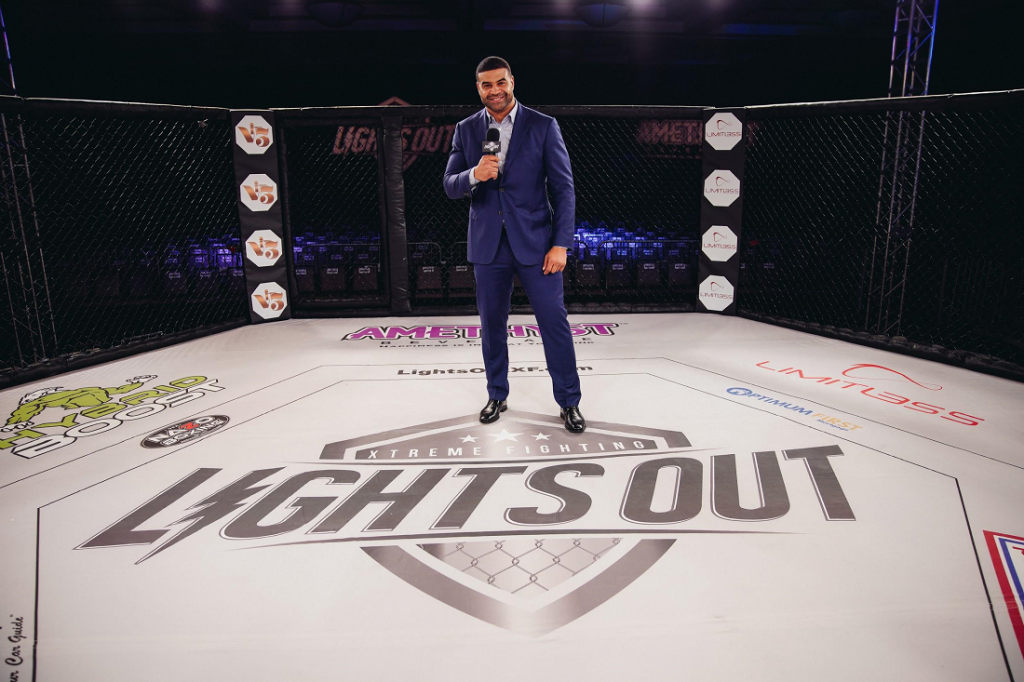 Shawne Merriman hosts another Lights Out Xtreme Fighting card on Independence Day Weekend