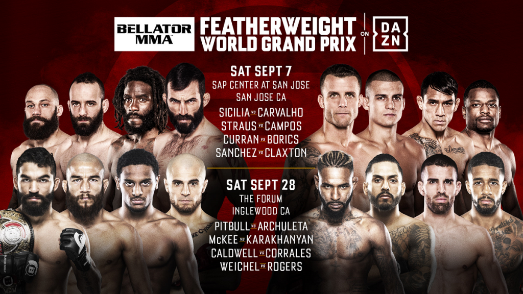 First Round Matchups Official For Bellator Featherweight World Grand Prix