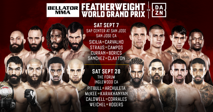First Round Matchups Official For Bellator Featherweight World Grand Prix