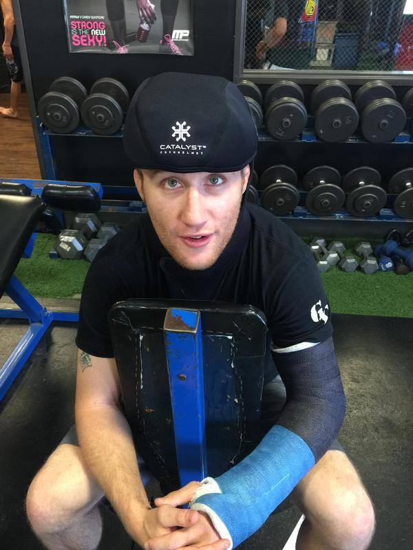 Justin Gaethje, Cryohelmet