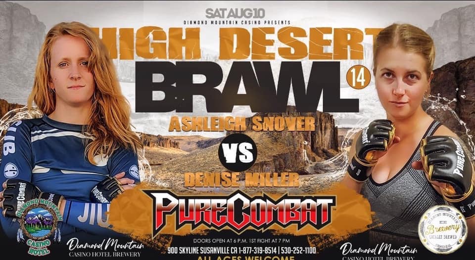 Pure Combat, High Desert Brawl, Denise Miller, Ashleigh Snover