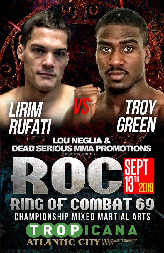 Ring of Combat 69 ROC 69 Lenny Rufati Lirim Rufati Troy Green