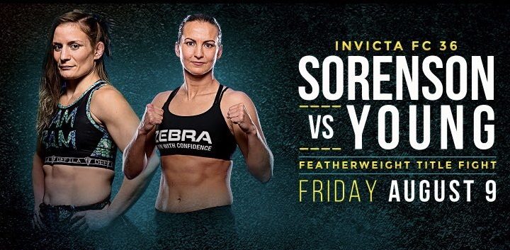 Invicta FC 36 results - Sorenson vs. Young for featherweight title