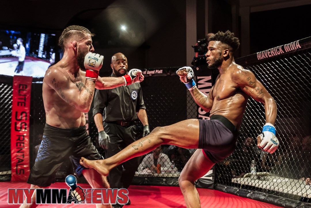 Chris Disonell vs. Chaka Worthy - Maverick 13 - Photo by William McKee for MyMMANews