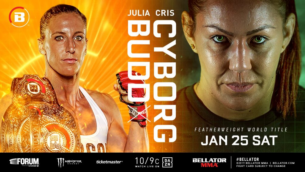 Bellator Featherweight Championship Superfight Between Julia Budd Cris Cyborg is Official