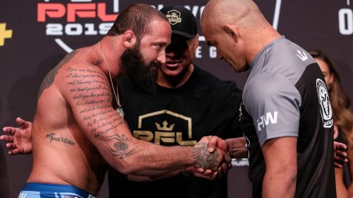 Alex Nicholson (234.6) vs. Francimar Barroso (228.6) - Photo by Ryan Loco