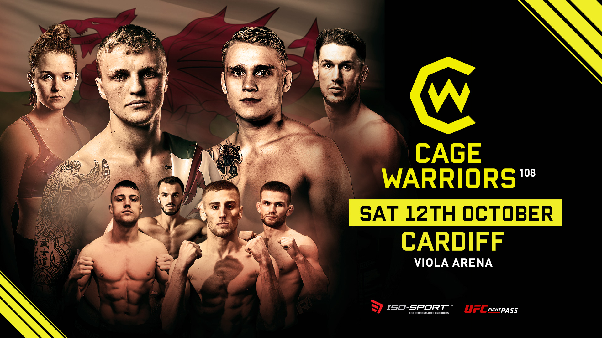  Cage Warriors 108 Full Fight Card And Broadcast Details Announced