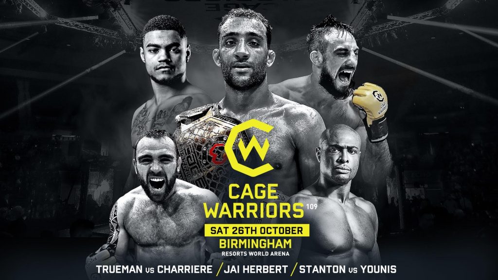 Cage Warriors 109 Broadcast Details Announced